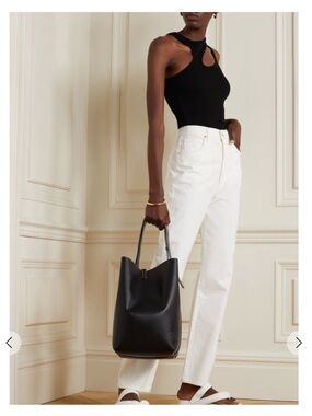 Agolde | Athena Cutout Ribbed Tank | Black | Women’s Size Medium